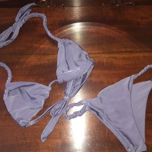 Zaful purple braided bikini